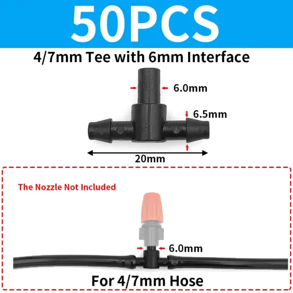 50PCS Bend Arrow Dripper Irrigation Kit - Image 9