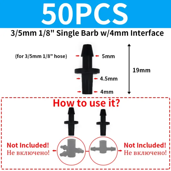 50PCS Bend Arrow Dripper Irrigation Kit - Image 17