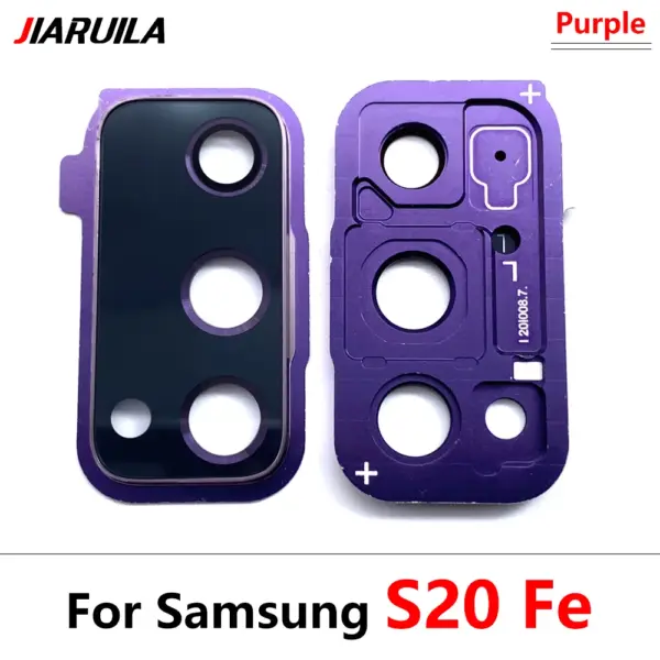 Samsung S20 FE Rear Camera Glass Lens Cover with Frame - Image 8