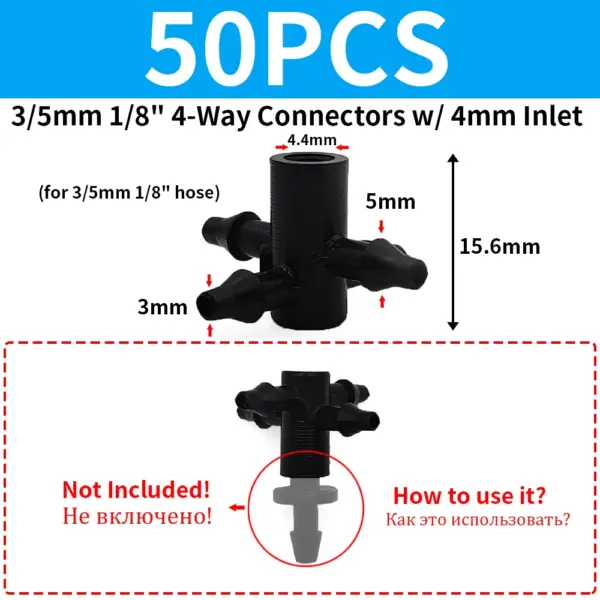 50PCS Bend Arrow Dripper Irrigation Kit - Image 23