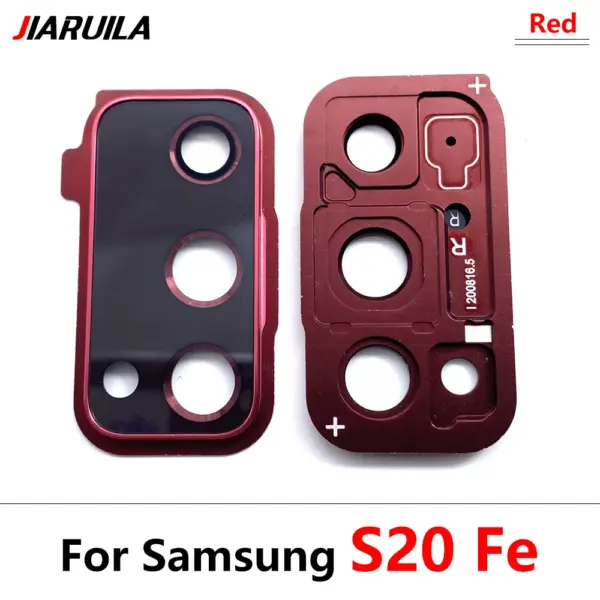 Samsung S20 FE Rear Camera Glass Lens Cover with Frame - Image 6