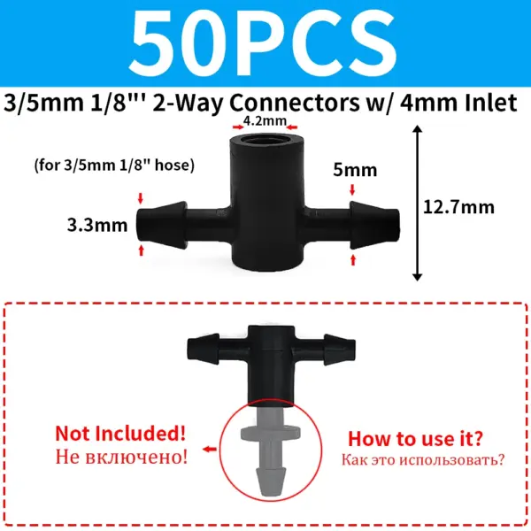 50PCS Bend Arrow Dripper Irrigation Kit - Image 24