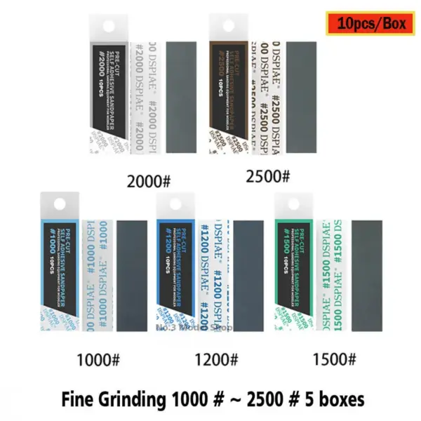 DSPIAE Mecha Military Sandpaper Set of 5/10 Boxes - Image 8