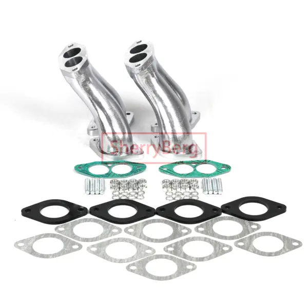 SherryBerg VW Dual Carburetor Manifold Set for 1600cc Engines - Image 2