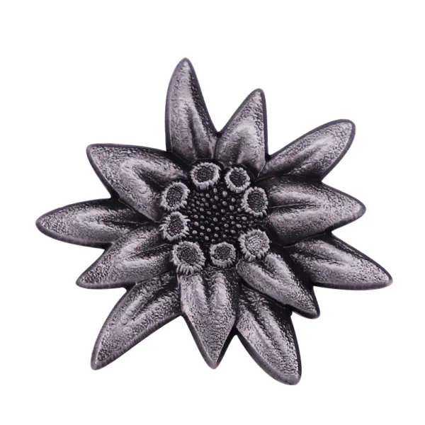Edelweiss Flower Copper Brooch Pin