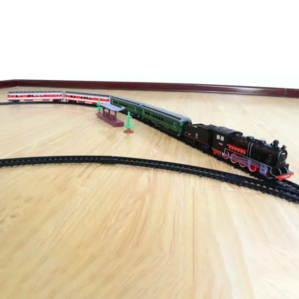 1:87 Scale Classic Chinese Steam Locomotive Model - Image 4