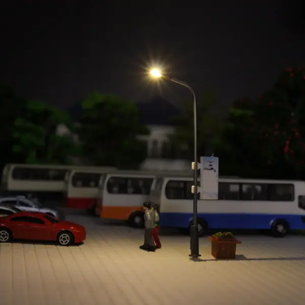 20pcs HO OO Scale LED Street Lamps Set - Image 10