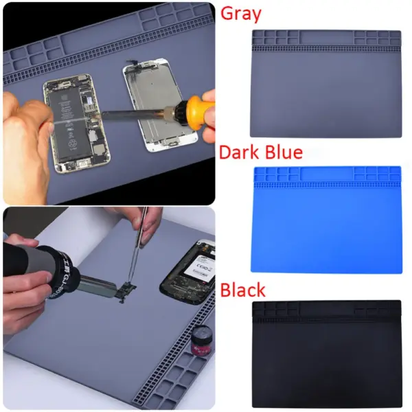 Heat Resistant Silicone Desk Mat for Repairs - Image 3