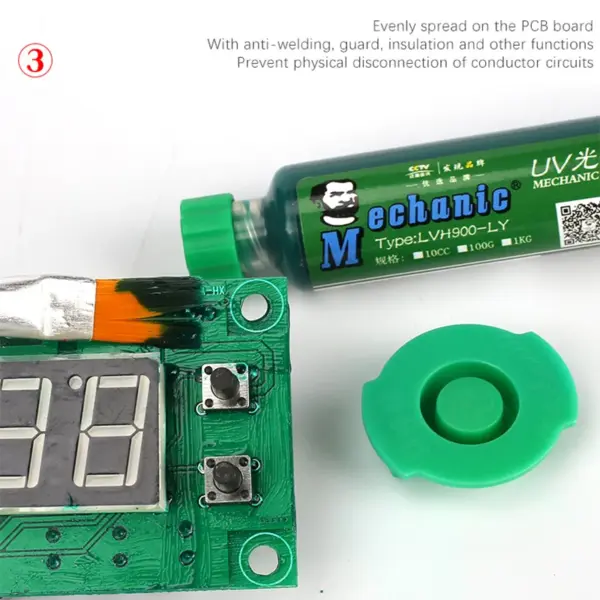 UV Curing Solder Mask Ink Set for PCB - Image 5