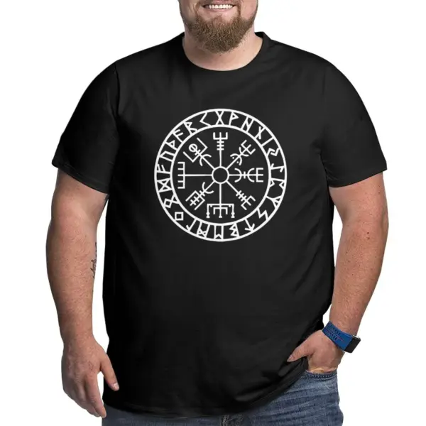 Vegvisir Runes Navigator T-Shirt for Men - Image 17
