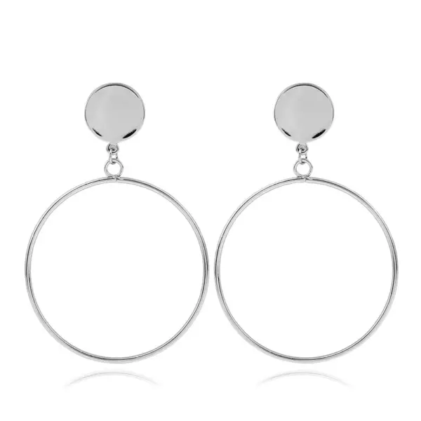 Korean Black Acrylic Drop Earrings for Elegance - Image 8