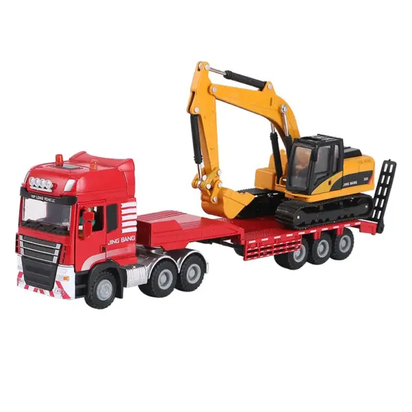 1:50 Scale Metal Flatbed Trailer Model - Image 18