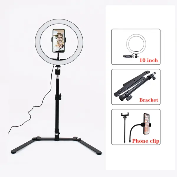 26CM Adjustable Ring Light with Tripod - Image 8