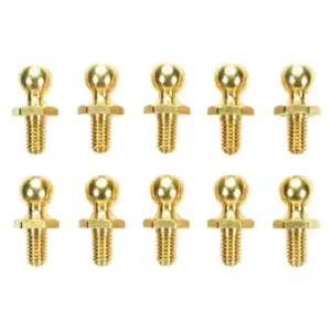 10PCS M3 Brass Ball Head Screws for RC Boats