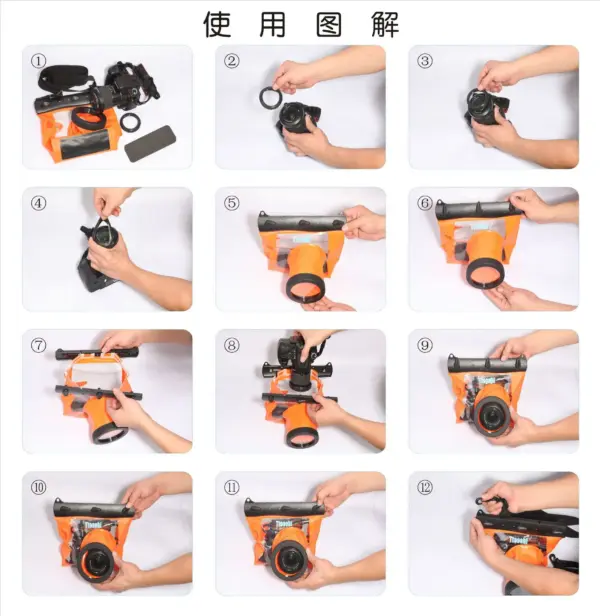 20m Underwater Housing for DSLR and SLR Cameras - Image 6
