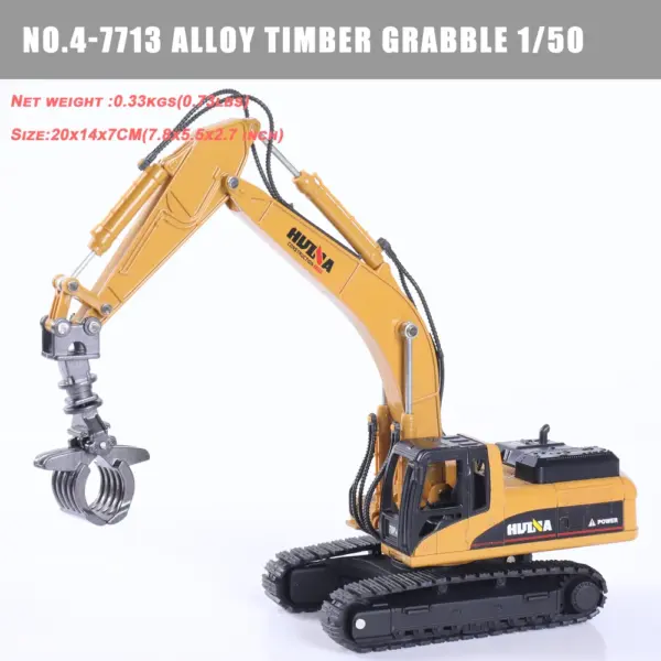 HUINA 1:50 Diecast Alloy Construction Vehicle Set - Image 41