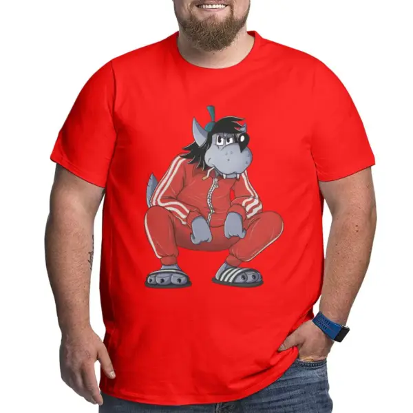 Men's Nu Pogodi Wolf Graphic T-Shirt XXL - Image 14