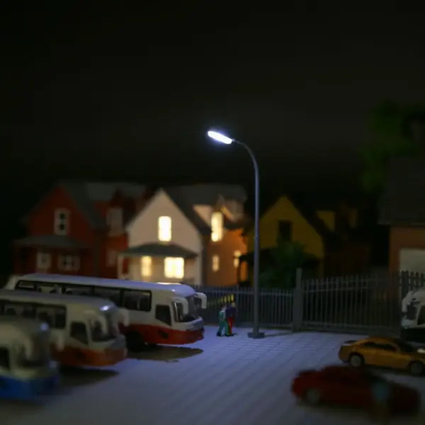 5pcs Warm White Street Lamps for Model Scales - Image 8