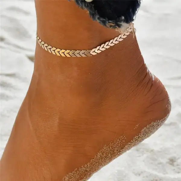Adjustable Silver Crystal Anklet for Women - Image 7