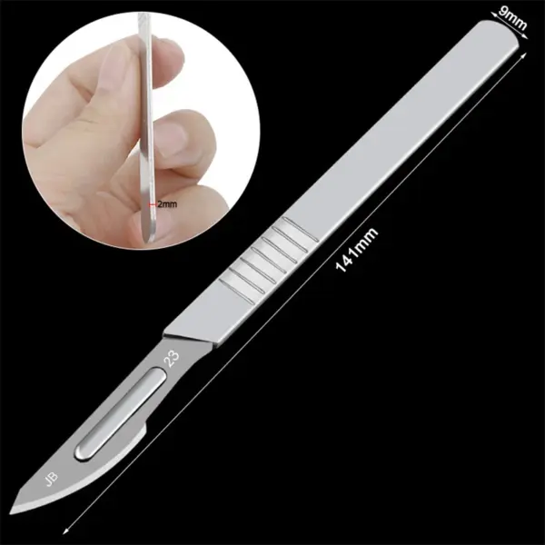 Carbon Steel Scalpel Knife Set with Handle - Image 6