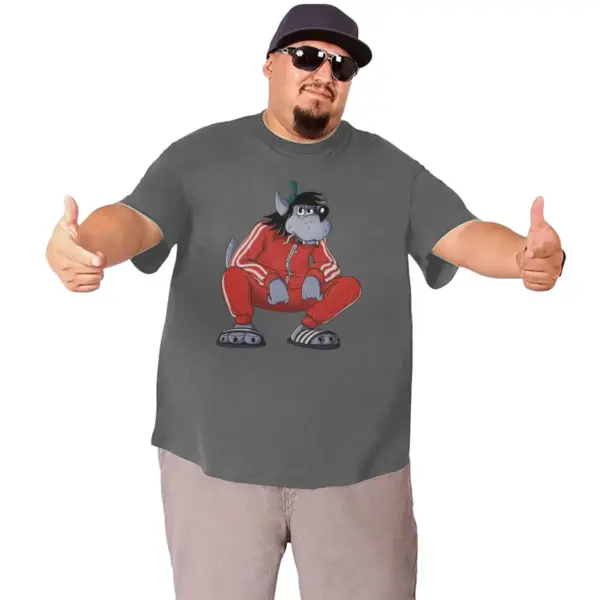 Men's Nu Pogodi Wolf Graphic T-Shirt XXL - Image 3