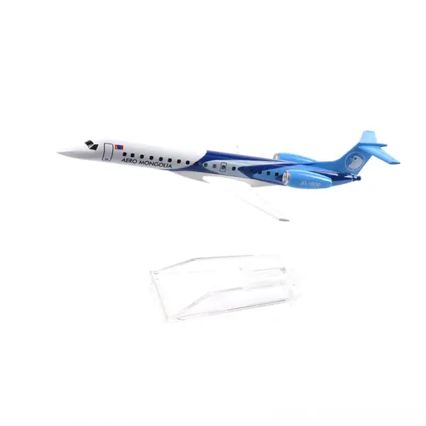 Mongolia ERJ145 Diecast Metal Aircraft Model - Image 6