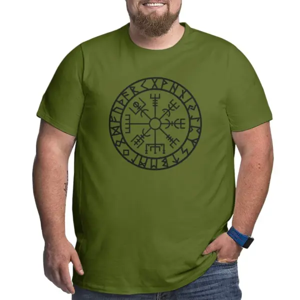 Vegvisir Runes Navigator T-Shirt for Men - Image 12