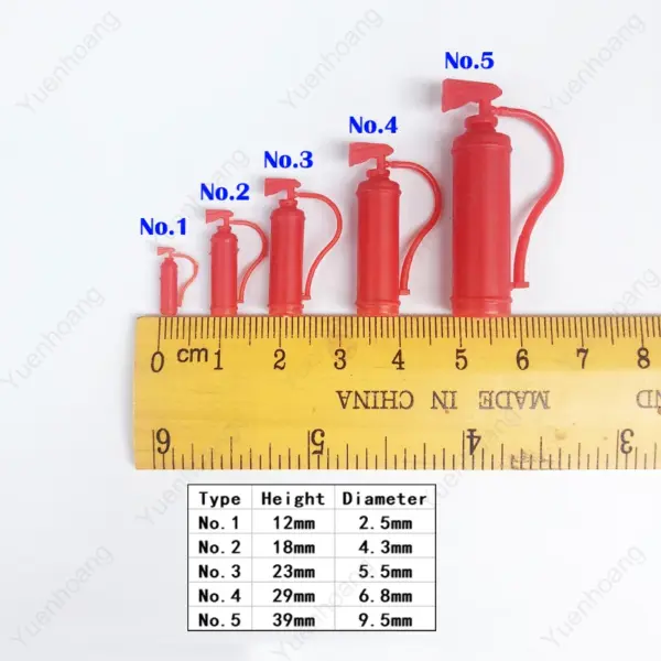 5pcs Fire Extinguisher Model ABS Kits - Image 2