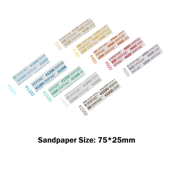 DSPIAE Mecha Military Sandpaper Set of 5/10 Boxes - Image 4