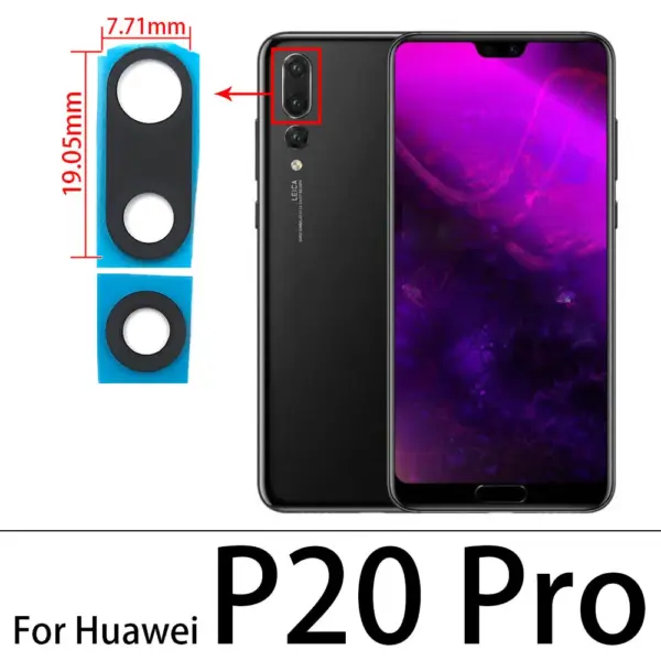 Huawei P20 P30 P40 Series Rear Camera Glass Lens Set - Image 11