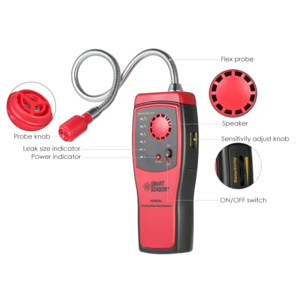 SMART SENSOR AS8800L Handheld Gas Detector - Image 6