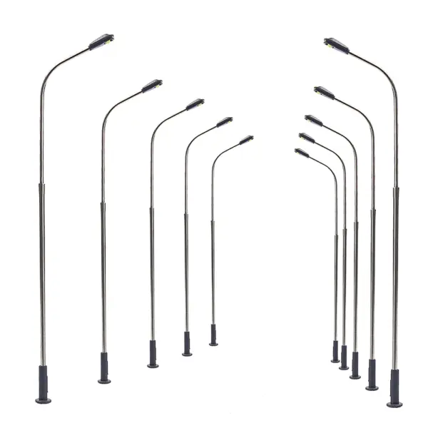 20pcs HO OO Scale LED Street Lamps Set - Image 2