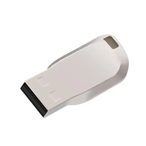Silver USB Flash Drive 8GB to 128GB with Metal Finish - Image 6