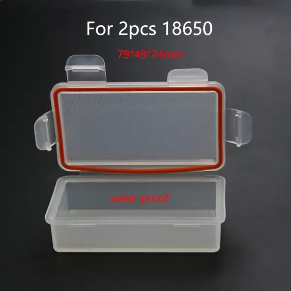 18650 Battery Storage Box Case with Clip - Image 13