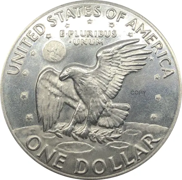 1977 Eisenhower Replica Commemorative Coin - Image 2