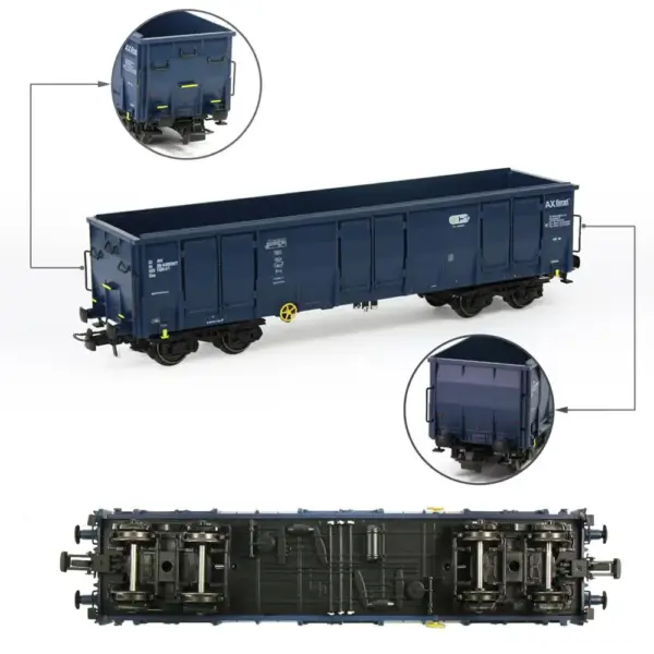 Evemodel HO Scale 1:87 AX Benet Gondola Car - Image 2