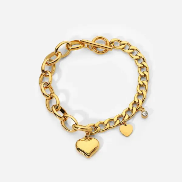 Chunky Stainless Steel Cuban Chain Bracelet