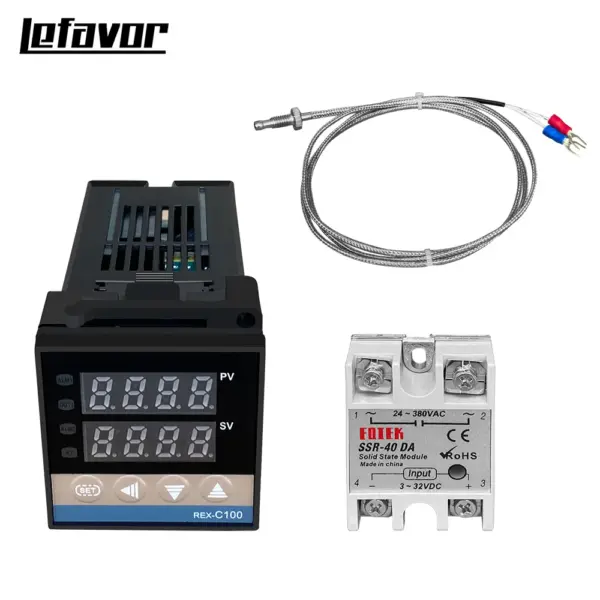 REX-C100 PID Temperature Controller with K Probe - Image 8