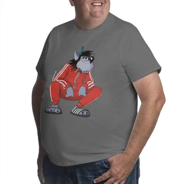 Men's Nu Pogodi Wolf Graphic T-Shirt XXL - Image 2