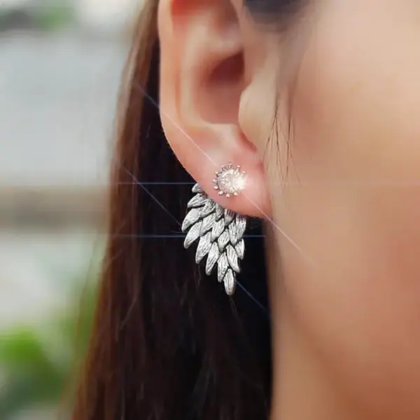 Crystal Flower Stud Earrings for Women - Image 21