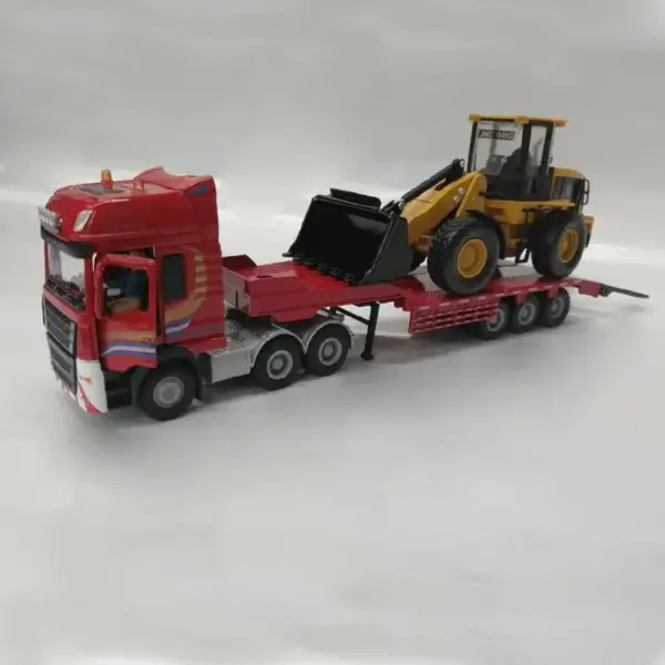 1:50 Scale Metal Flatbed Trailer Model - Image 11