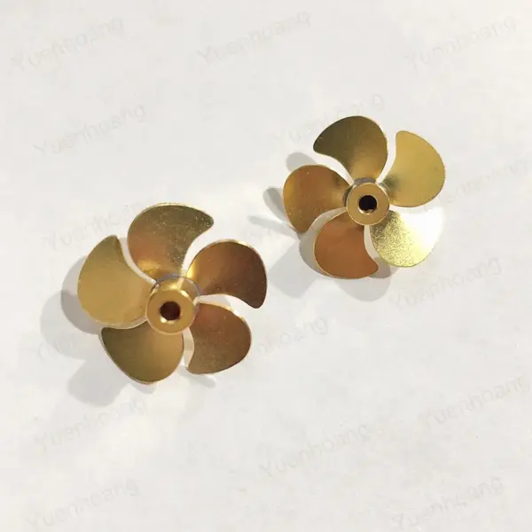 Brass 5-Blade Propeller Set for RC Boats - Image 5