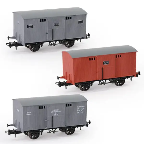 HO Scale 1:87 20ft Box Car Wagon - Image 3