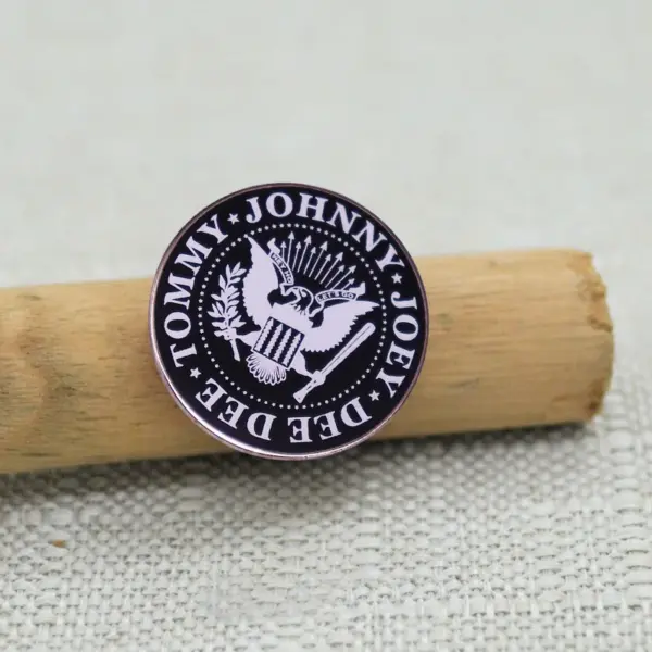 Ramones Band Enamel Pin Brooch Music Badge - Image 6