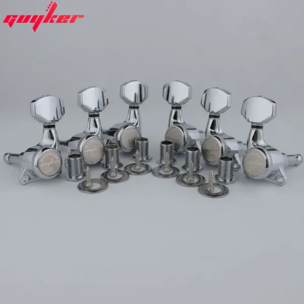 Guyker Chrome Locking Tuners for Electric Guitars - Image 7