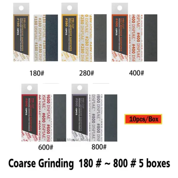 DSPIAE Mecha Military Sandpaper Set of 5/10 Boxes - Image 7