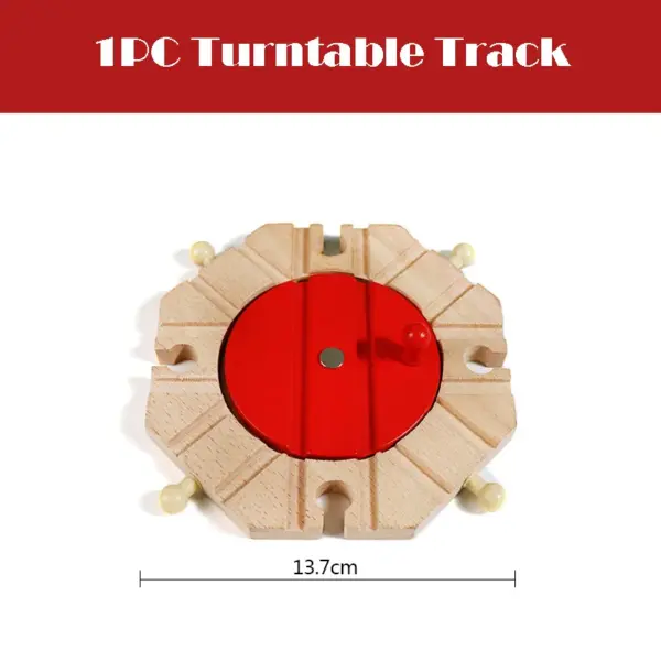 Wooden Train Track Accessories Set - Image 4