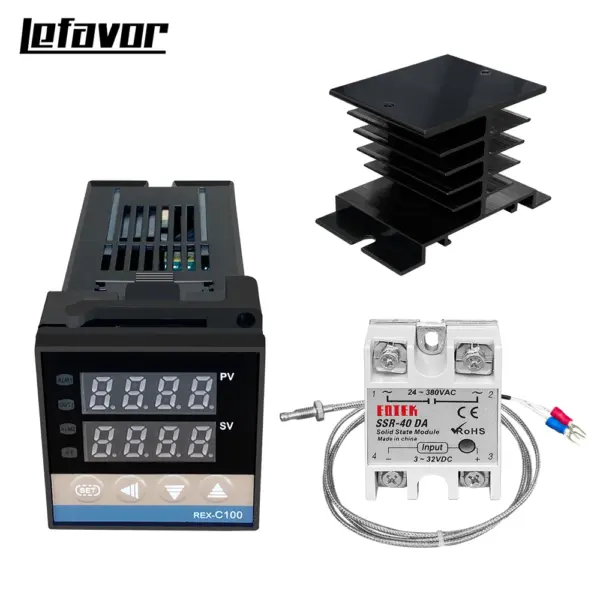 REX-C100 PID Temperature Controller with K Probe - Image 7