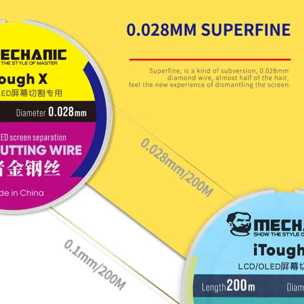 High Hardness Cutting Wire for LCD/OLED Repair - Image 3