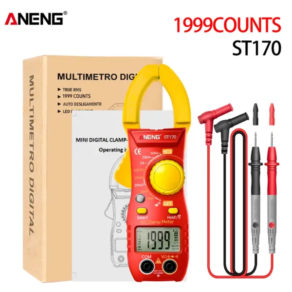 ANENG Smart Clamp Meter 500A AC/DC Voltage Tester - Image 9